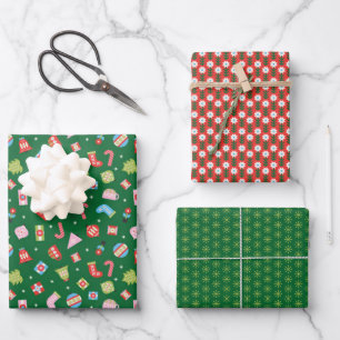 Gifts of Christmas Wrapping Paper Sheets