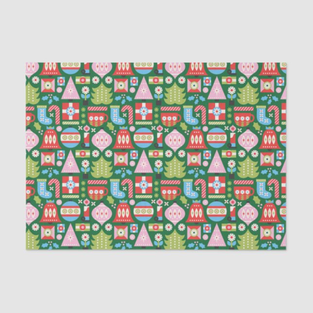 Gifts of Christmas Wrapping Paper Sheets (Front)