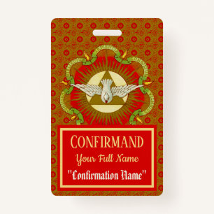 Gifts of the Holy Spirit (BK 026) - Confirmand ID Badge