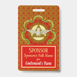 Gifts of the Holy Spirit (BK 026) - Sponsor ID Badge