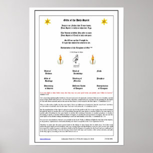 Gifts of the Holy Spirit Poster