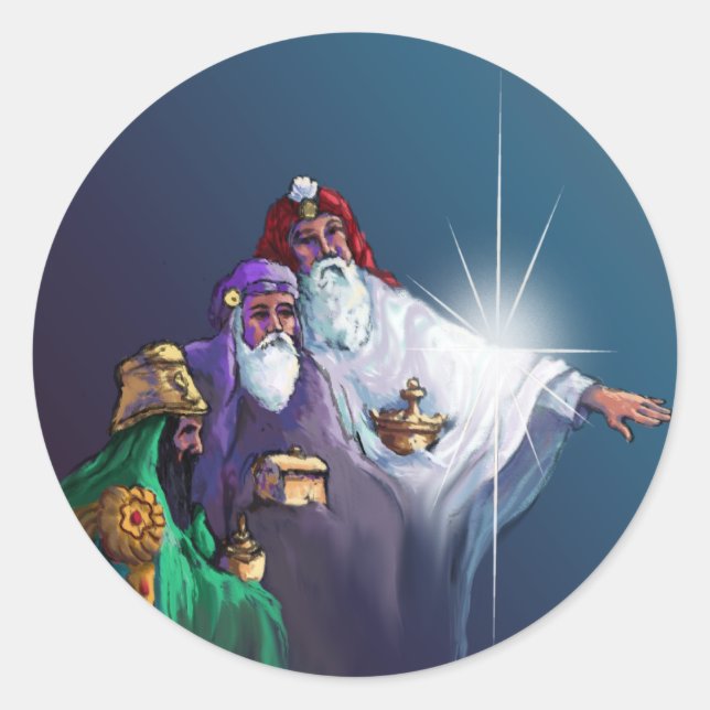 GIFTS of the MAGI by SHARON SHARPE Classic Round Sticker (Front)