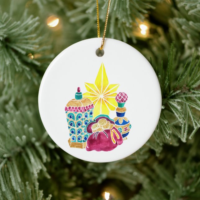 Gifts of the Magi - Jesse Tree Keepsake Ornament (Tree)