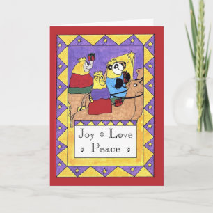 Gifts of the Magi - Joy, Love, Peace Holiday Card