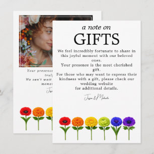 🌈 Gifts + Photo LGBTQ Flourish Together Enclosure Card