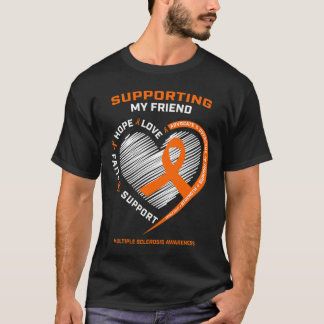 Gifts Products Orange Ms Friend Multiple Sclerosis T-Shirt