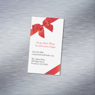 Gifts Shop Magnetic Business Card