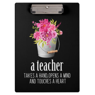 Gifts Teacher | A Teacher Takes A Hand Clipboard