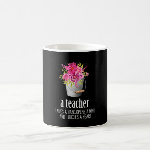 Gifts Teacher A Teacher Takes A Hand Coffee Mug