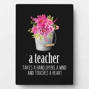 Gifts Teacher A Teacher Takes A Hand Plaque