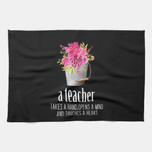 Gifts Teacher A Teacher Takes A Hand Tea Towel