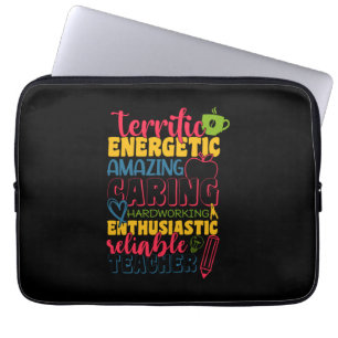 Gifts Teacher Amazing Caring Teacher Laptop Sleeve