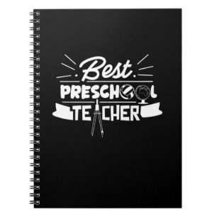 Gifts Teacher   Best Preschool Teacher Notebook