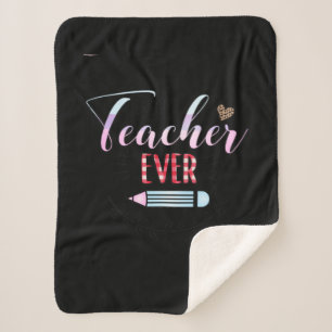 Gifts Teacher   Best Teacher Ever Sherpa Blanket