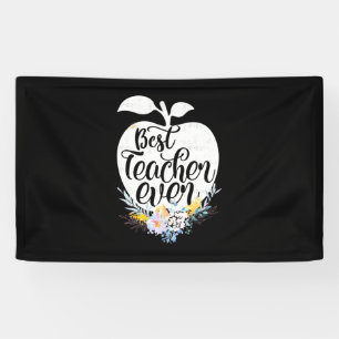 Gifts Teacher   Best Teacher Flower Ever Banner