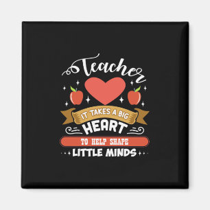 Gifts Teacher Big Heart Teacher Magnet