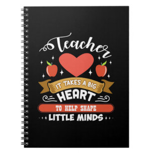 Gifts Teacher Big Heart Teacher Notebook