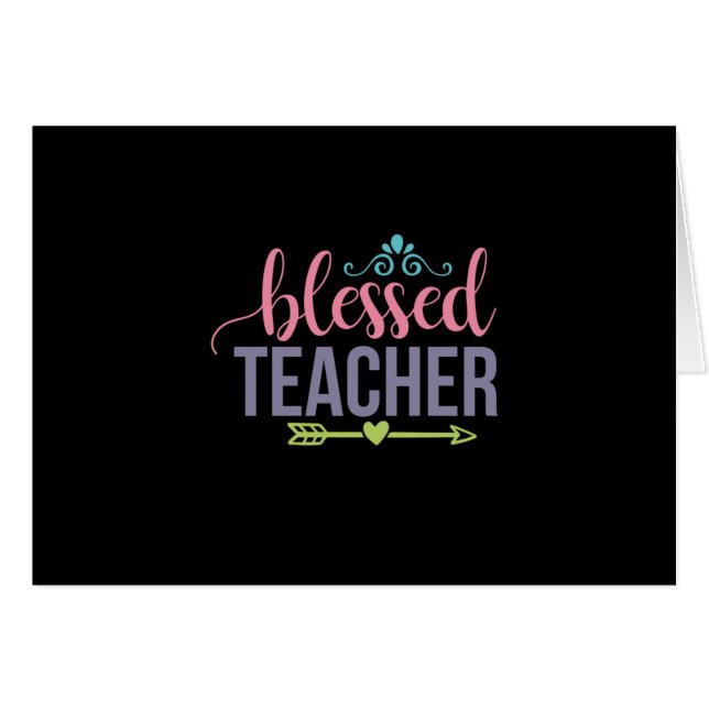 Gifts Teacher | Blessed Teacher (Front Horizontal)