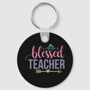 Gifts Teacher Blessed Teacher Key Ring