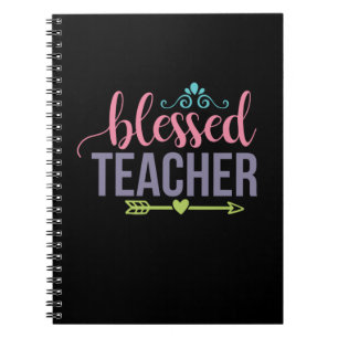 Gifts Teacher Blessed Teacher Notebook