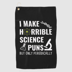 Gifts Teacher Chemistry I Make Horrible Golf Towel