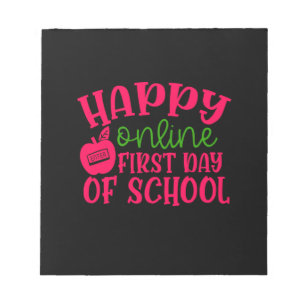 Gifts Teacher Happy Online First Day Of School Notepad