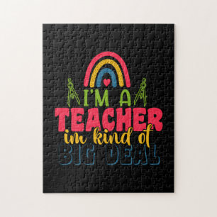 Gifts Teacher   I Am A Teacher In Kind Of Big Deal Jigsaw Puzzle