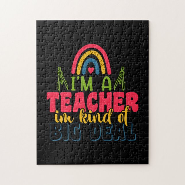 Gifts Teacher | I Am A Teacher In Kind Of Big Deal Jigsaw Puzzle (Vertical)