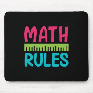 Gifts Teacher Math Rules Mouse Mat