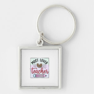 Gifts Teacher   Most Loved Teachers Key Ring
