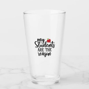 Gifts Teacher My Students Are The Reason Glass