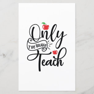 Gifts Teacher Only The Brave Teacher