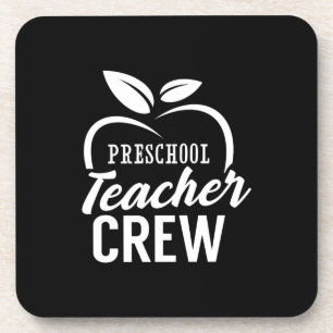 Gifts Teacher   Preschool Teacher Crew Coaster