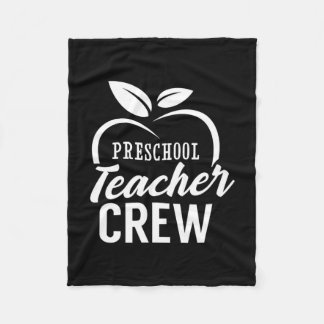 Gifts Teacher | Preschool Teacher Crew Fleece Blanket