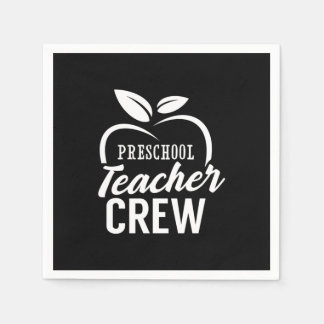 Gifts Teacher | Preschool Teacher Crew Napkin