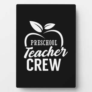 Gifts Teacher   Preschool Teacher Crew Plaque