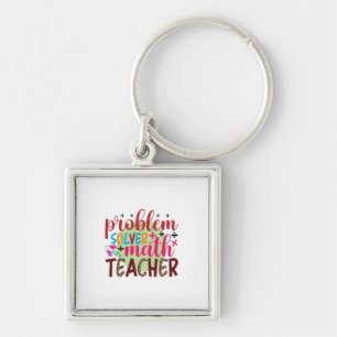 Gifts Teacher Problem Solver Math Teacher Key Ring
