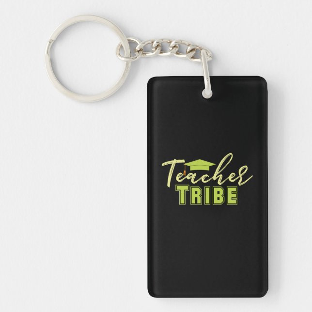 Gifts Teacher | Teacher Tribe Key Ring (Front)
