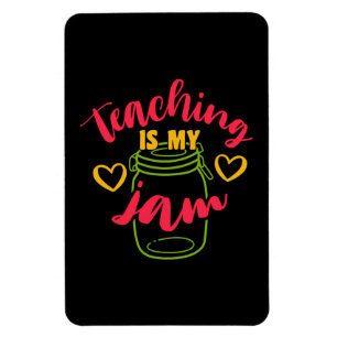Gifts Teacher Teaching Is My Jam Magnet