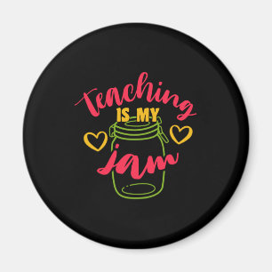 Gifts Teacher Teaching Is My Jam Magnet