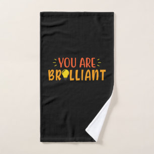 Gifts Teacher   You Are Brilliant Hand Towel