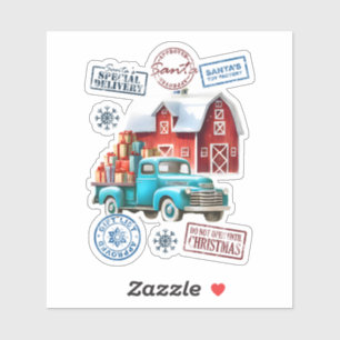 Gifts Truck Near Santa's Workshop