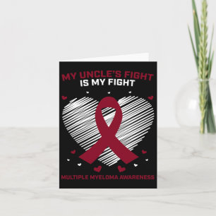 Gifts Uncle Multiple Myeloma Awareness Products Bl Card