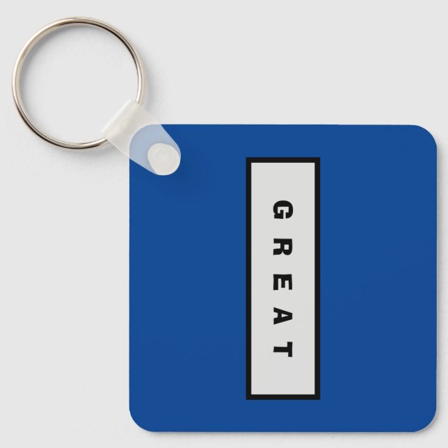 Gifts: Under 25$ Attractive Authority® GREAT Key Ring (Front)