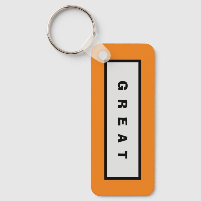 Gifts: Under 75$ Attractive Authority® GREAT Key Ring (Front)