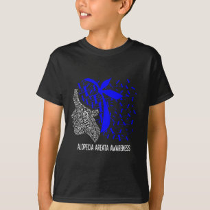 Gifts We Wear Blue For Alopecia Areata Awareness T-Shirt