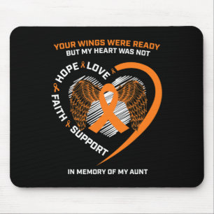 Gifts Women Men Kids In Memory Of My Aunt Leukaemi Mouse Mat