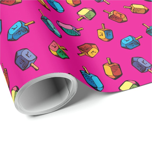 Giftwrap - Chanukah Gift Wrapping Paper - Judaica  (Roll Corner)