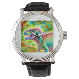 Giganotosaurus 041124AREF137 - Watercolor Watch
