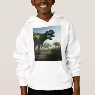 Giganotosaurus Dinosaurs Prowling, Kids Hoodie